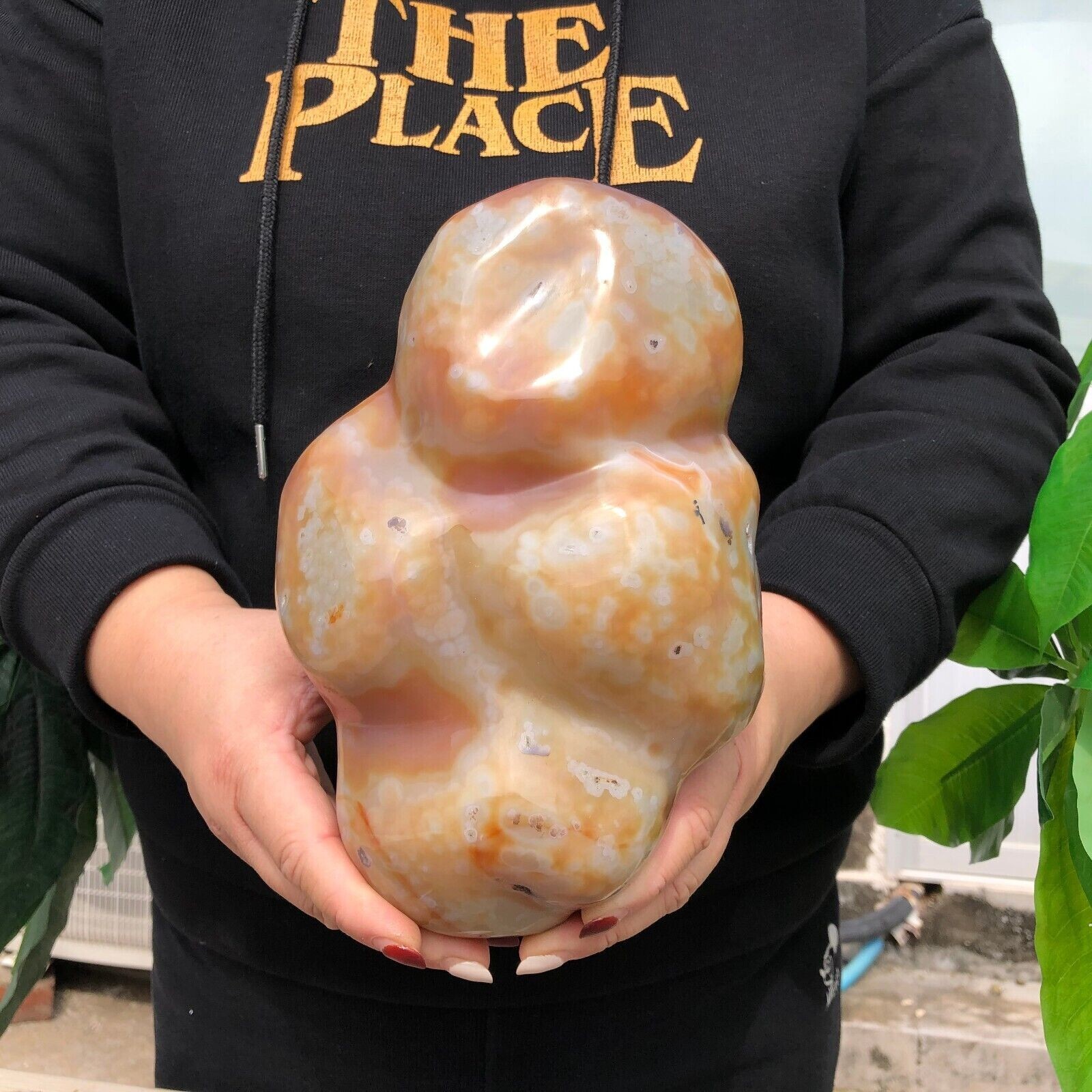 7.1 LB Natural Agate Quartz Crystal Mineral Specimen – Madagascar