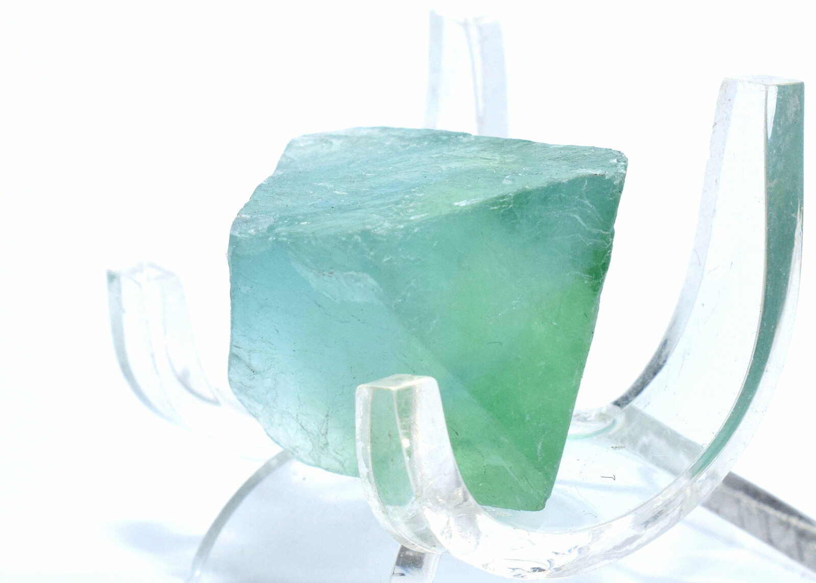 125ct 33mm Green Blue Fluorite Octahedron Gemstone Crystal Mineral Rough – China