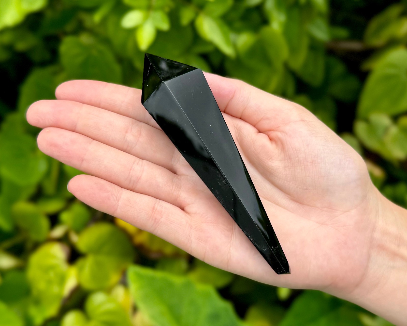 Black Obsidian Wands, Natural Obsidian Crystal Wand ‘A’ Grade – Choose Size