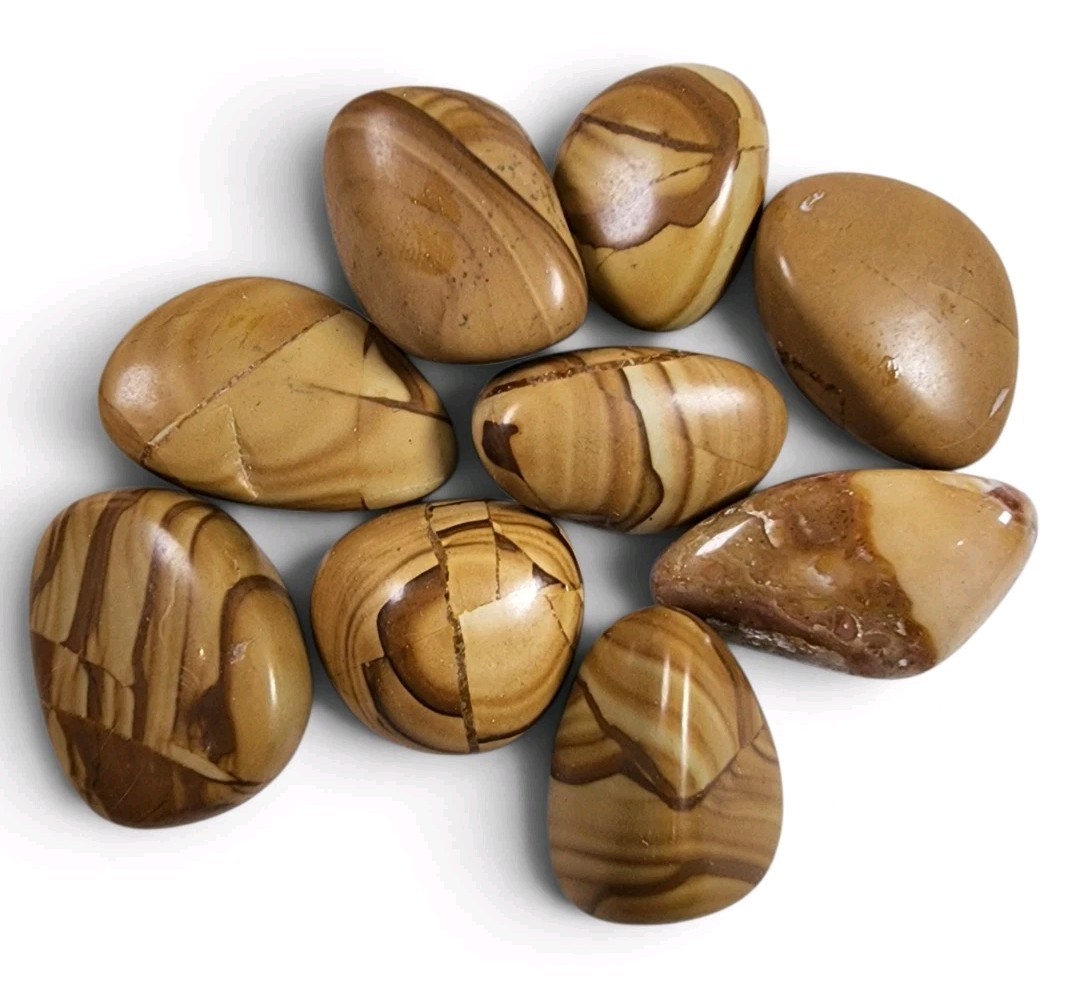 Yellow Jasper Polished Stones 62.1 grams