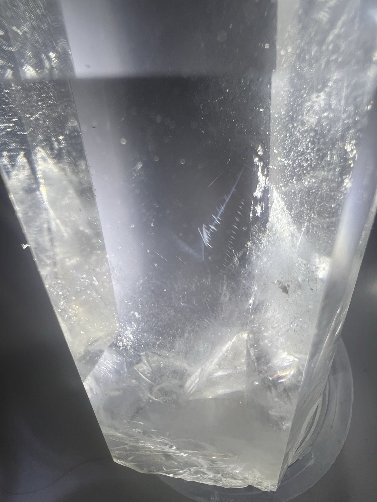 Blue Needle Quartz Point, 210g, Colombia