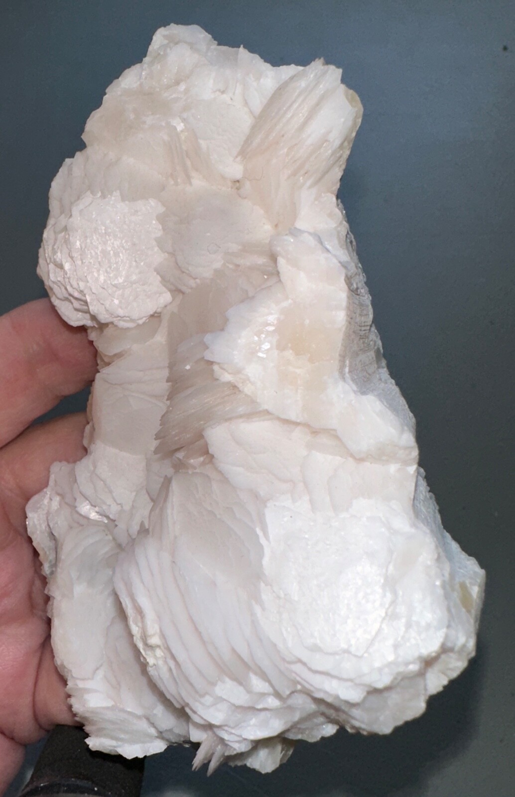 Rose Petal Calcite Specimen,Metaphysical,UV,Quartz Crystal Gift,Unique,Decor