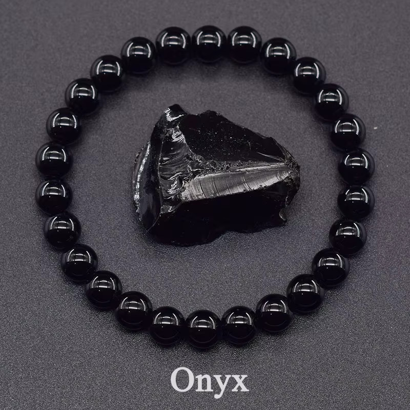 Real 5A Natural Lapis Lazuli Stone Beads Bracelet Homme Elastic High Quality Ene