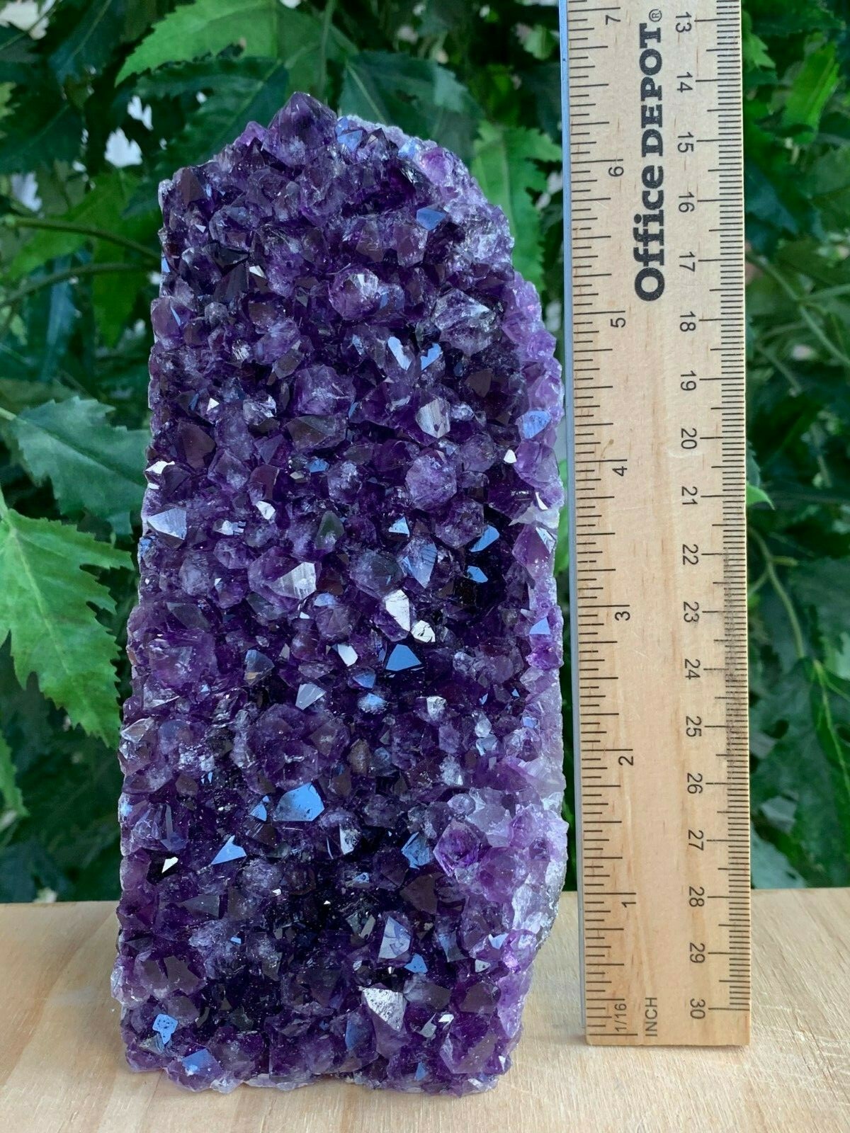 Extra Large Uruguayan Deep Purple Amethyst Cluster, Amethyst Geode, Raw Amethyst