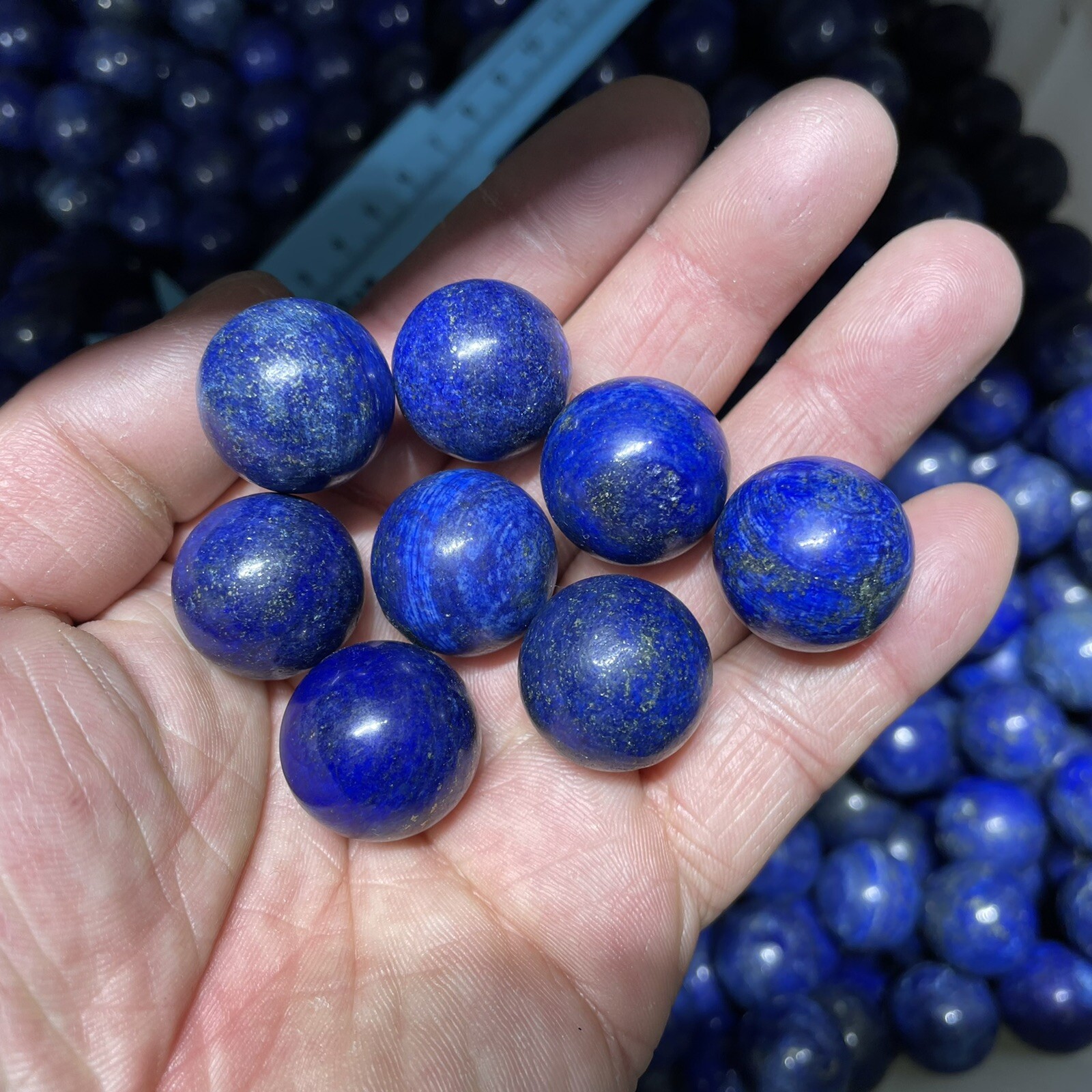 1000g Natural Lapis Lazuli Crystal Ball Healing Sphere Gemstone Home Decor