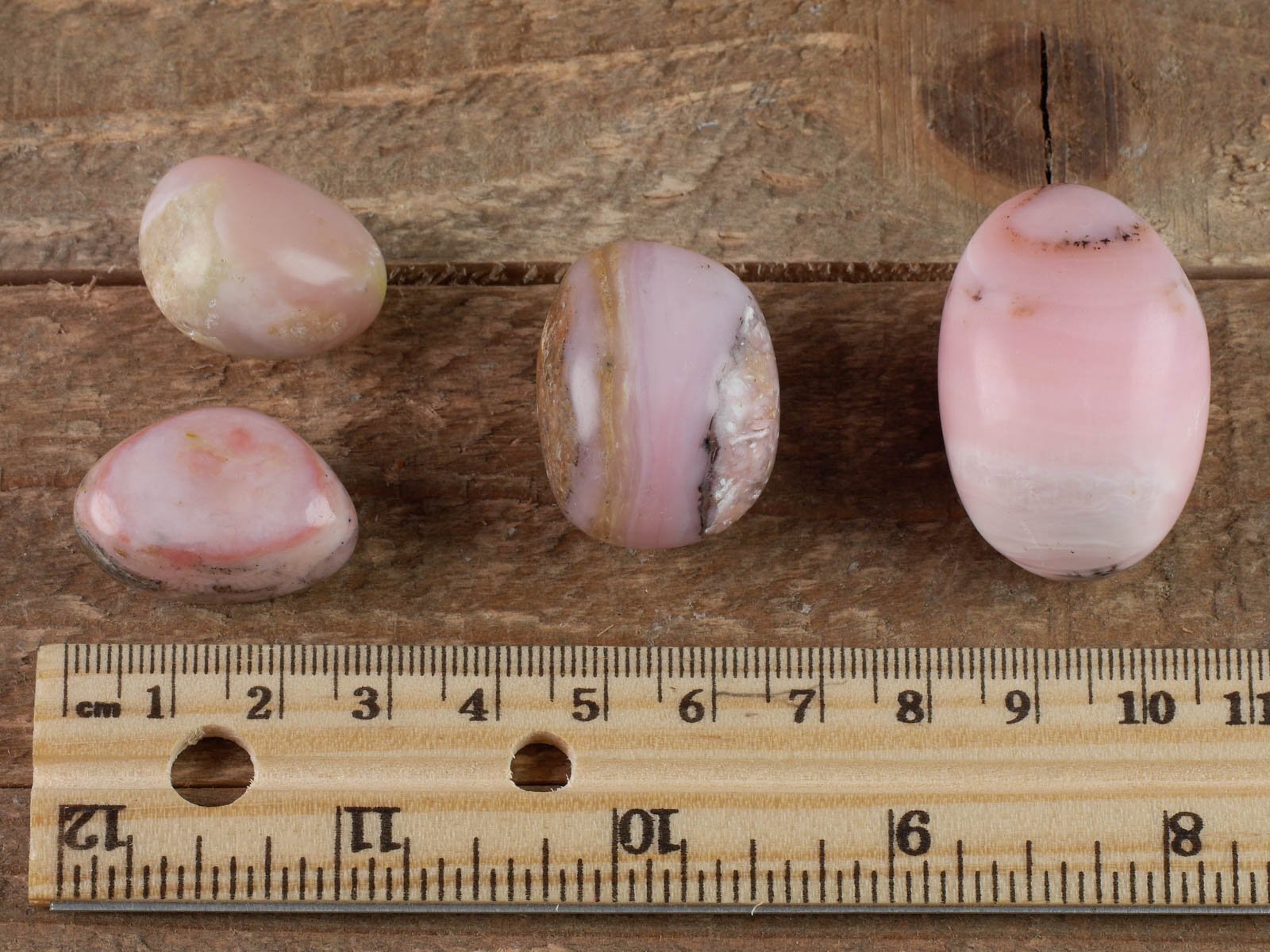 Light Pink PERUVIAN OPAL Tumbled Healing Crystals Stones, Self Care, Gift, E0296