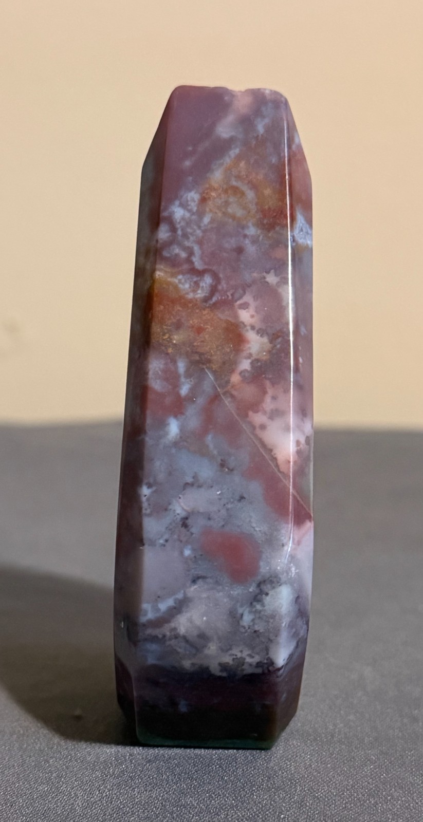 Ocean Jasper Tear Drop Flame – Almost 4 Inches Tall – Stunning On All Sides