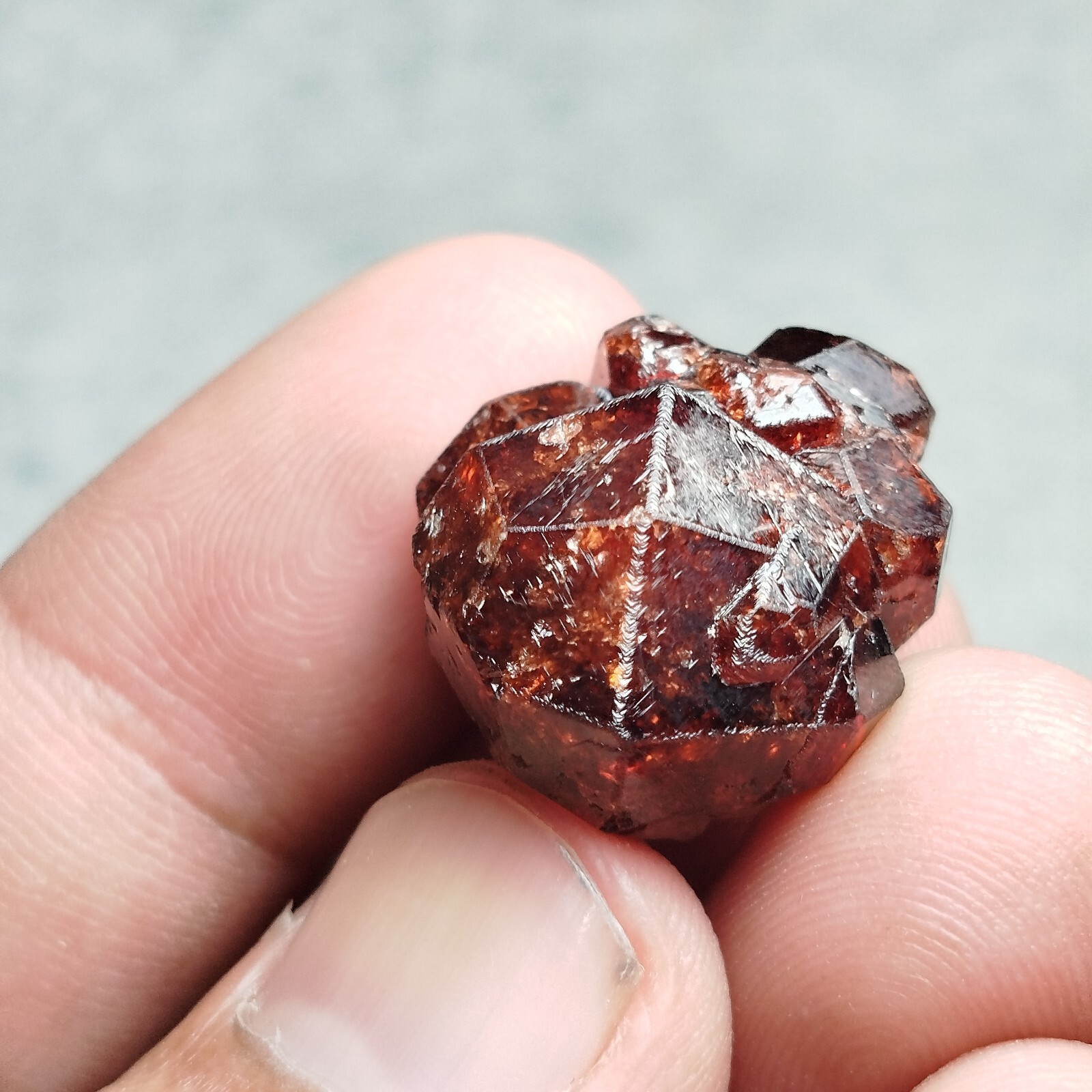 Red Garnet Crystal With Nice Luster From Skardu Pakistan 12 Grams