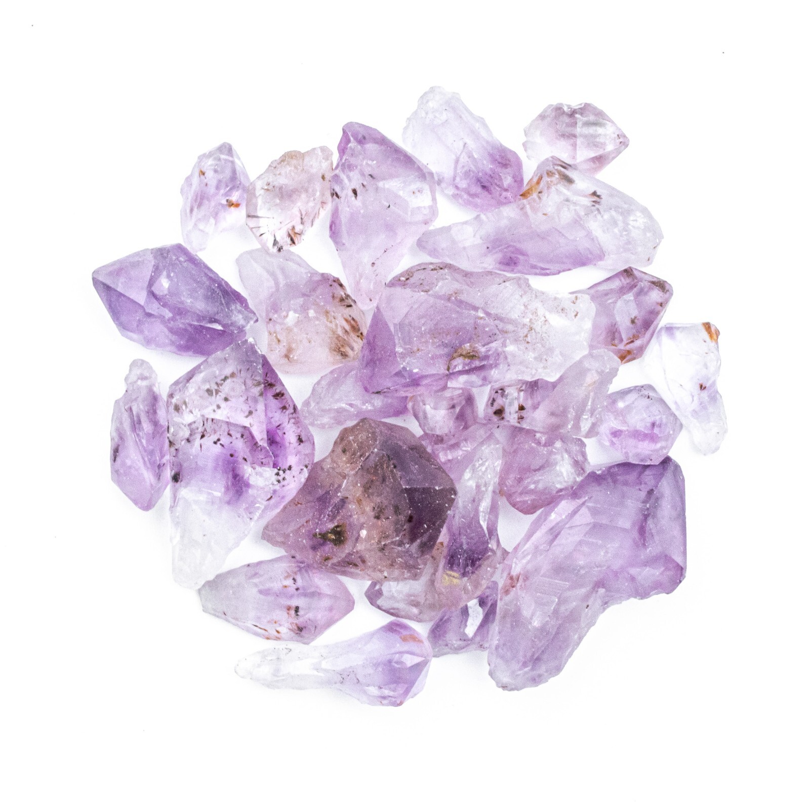 50g Amethyst Points & Pieces Natural Rough Crystals Bulk Gemstones Crafting Gems