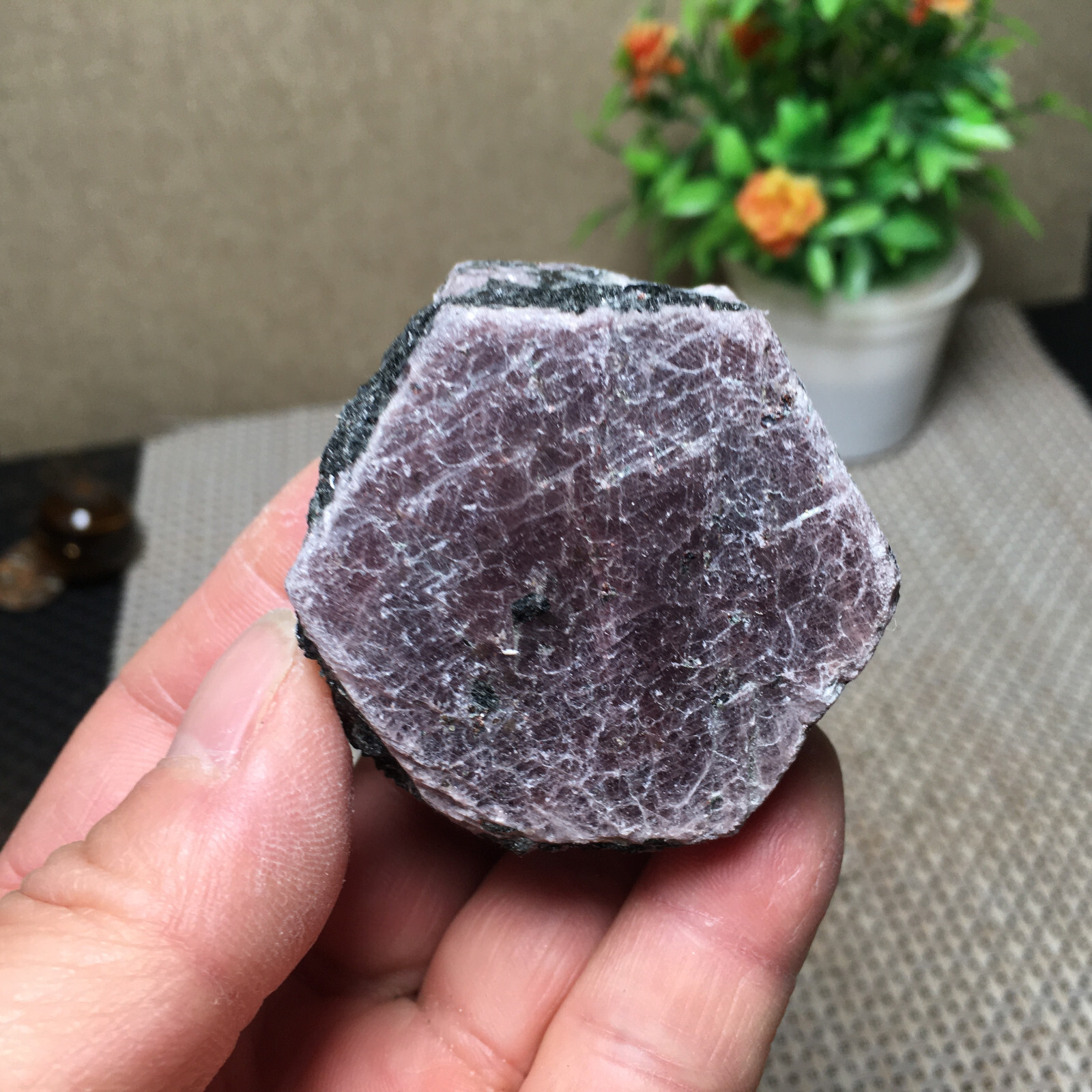 177g Natural Red Corundum Ruby Crystal Rough Mineral Specimen B1891