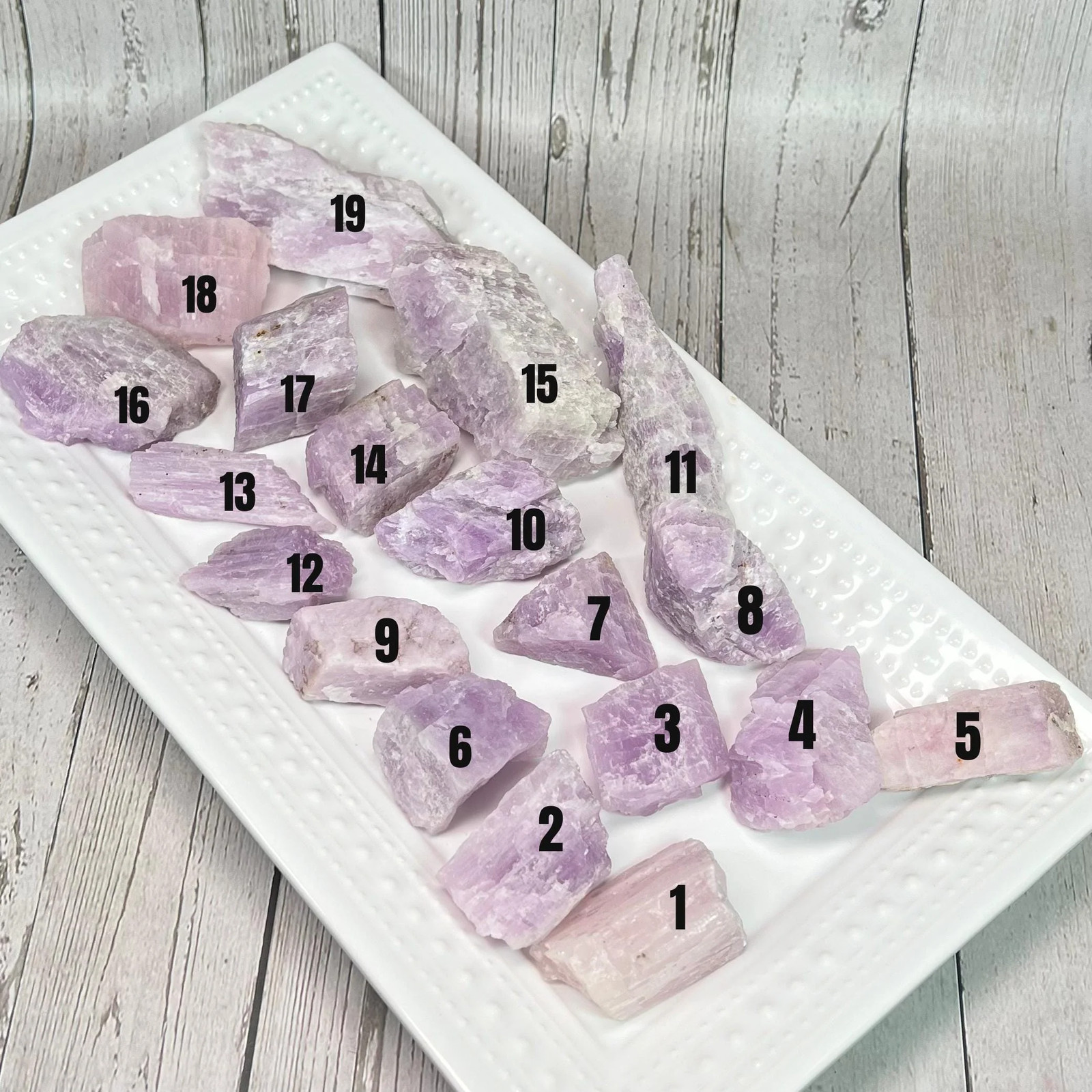 Kunzite Raw Stone, Purple Kunzite Rough Stone, Unpolished Kunzite