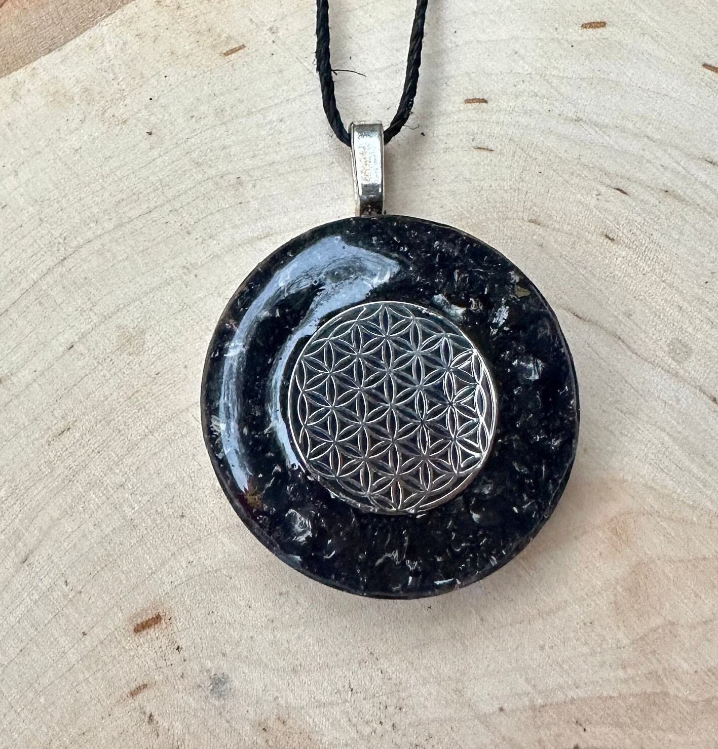 orgonite pendant emf protection elite shungite American Made authentic orgonite