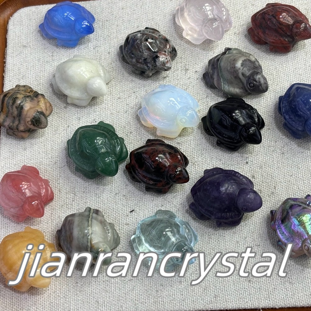 50pcs MIX Natural Quartz Crystal Sea Turtle Skulls Carved Skull Wholesale Gift