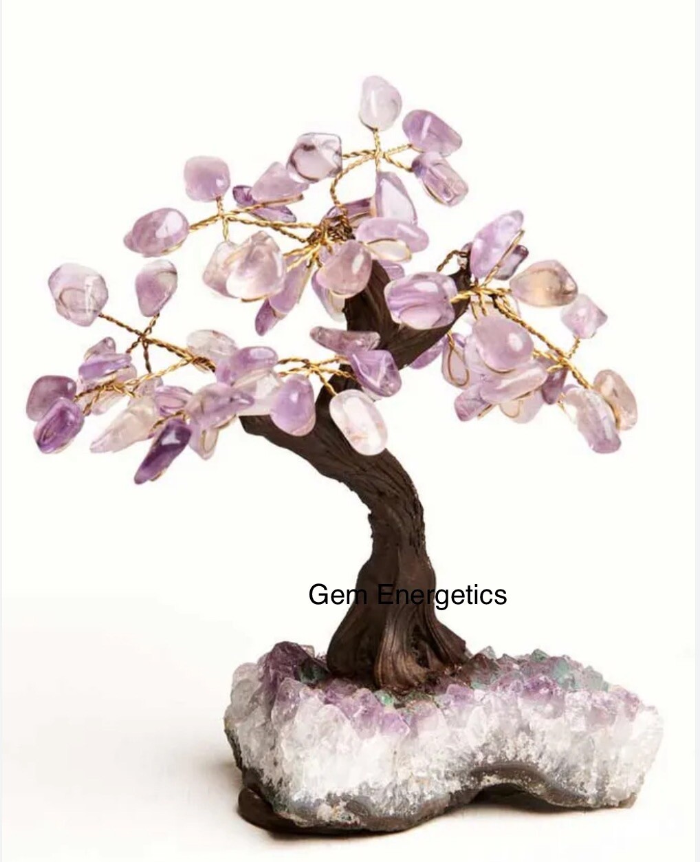 Amethyst Crystal Tree Amethyst Tree Gem Tree Amethyst Gemstone Tree Feng Shui.