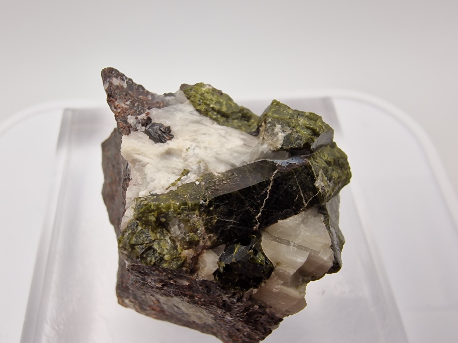 Vesuvianite Crystal From Mine near Nordtjärns river , Örebro , Sweden