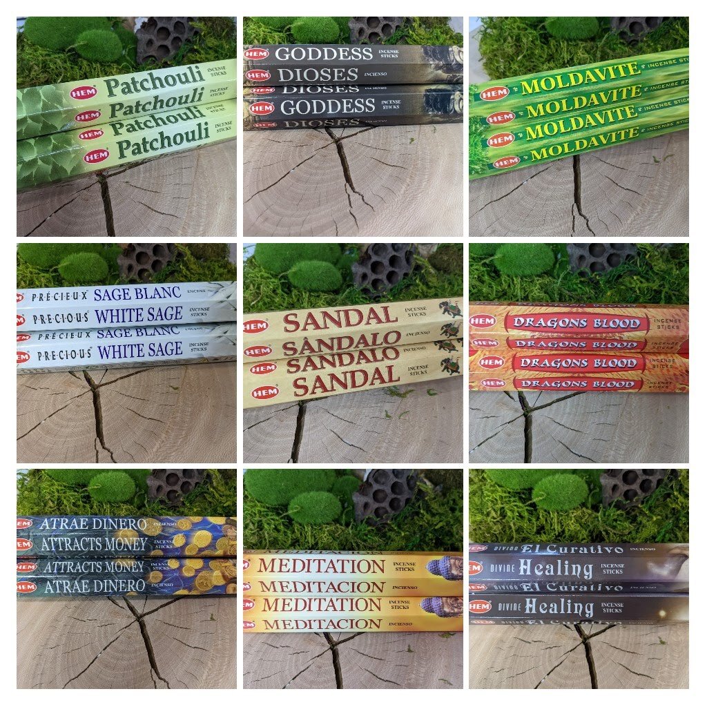 Hem Incense Sticks 20 Stick Box Smudge Cleansing Meditation Altar Ritual Aroma