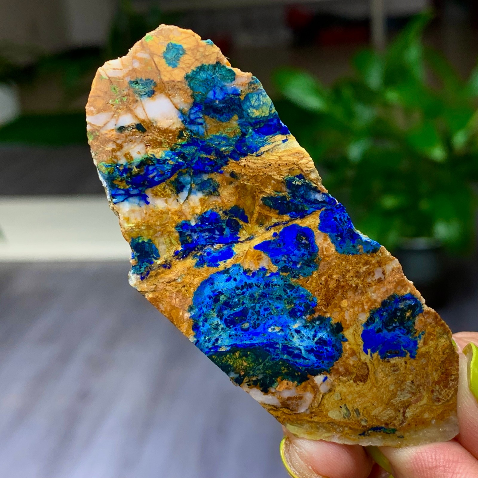 27G BEST Natural Celestite/Malachite Crystal Mineral Specimen/Brazil