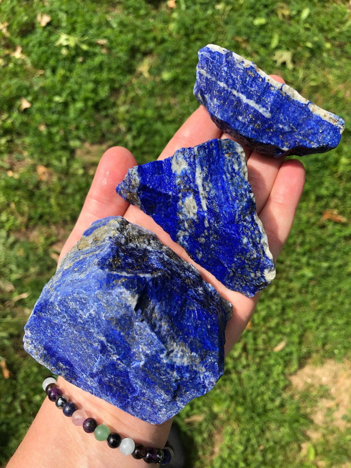 Natural Lapis Lazuli Raw Stone Crystal Mineral Specimen Healing Energy Gifts
