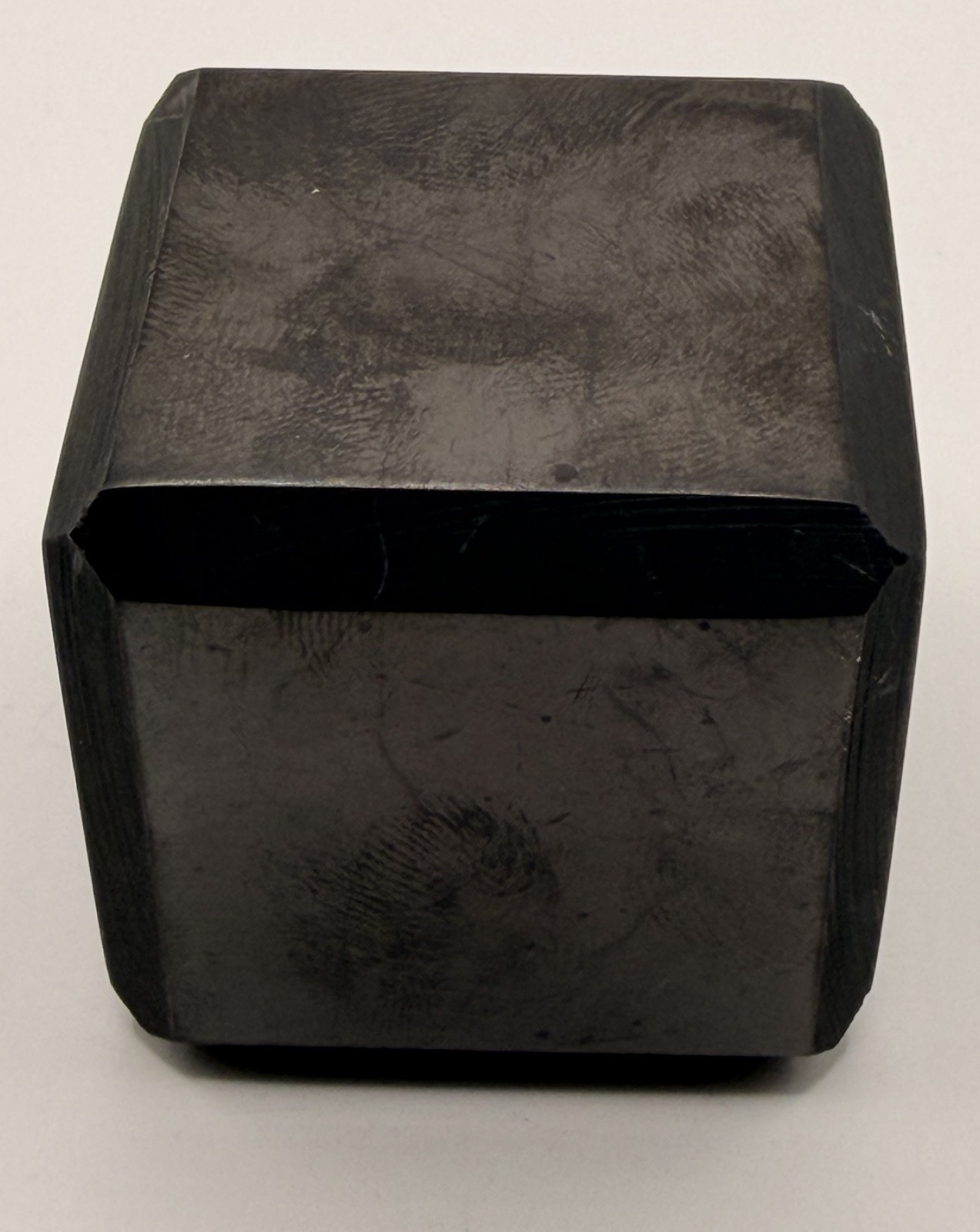 Authentic Shungite Cube 1.5″ Polished Black EMF Protection Stone Karelia Russia