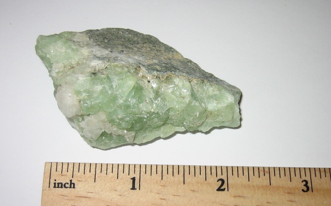 2.2″ RARE BEAUTIFUL NATURAL PREHNITE CRYSTAL CLUSTER FROM VIRGINIA, USA 54.4g *3