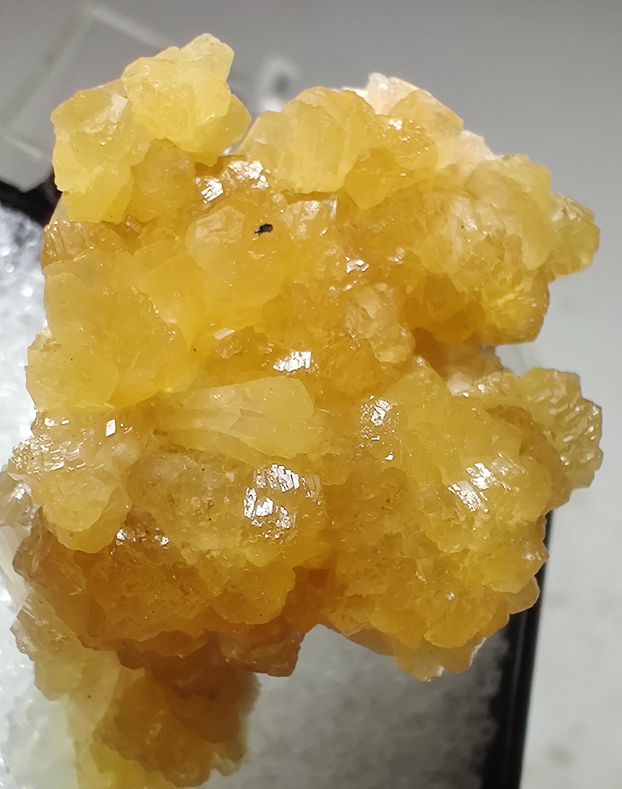 Stellerite crystals, gorgeous specimen! Sokolovsko Mine, Kazakhstan. 3 cm.