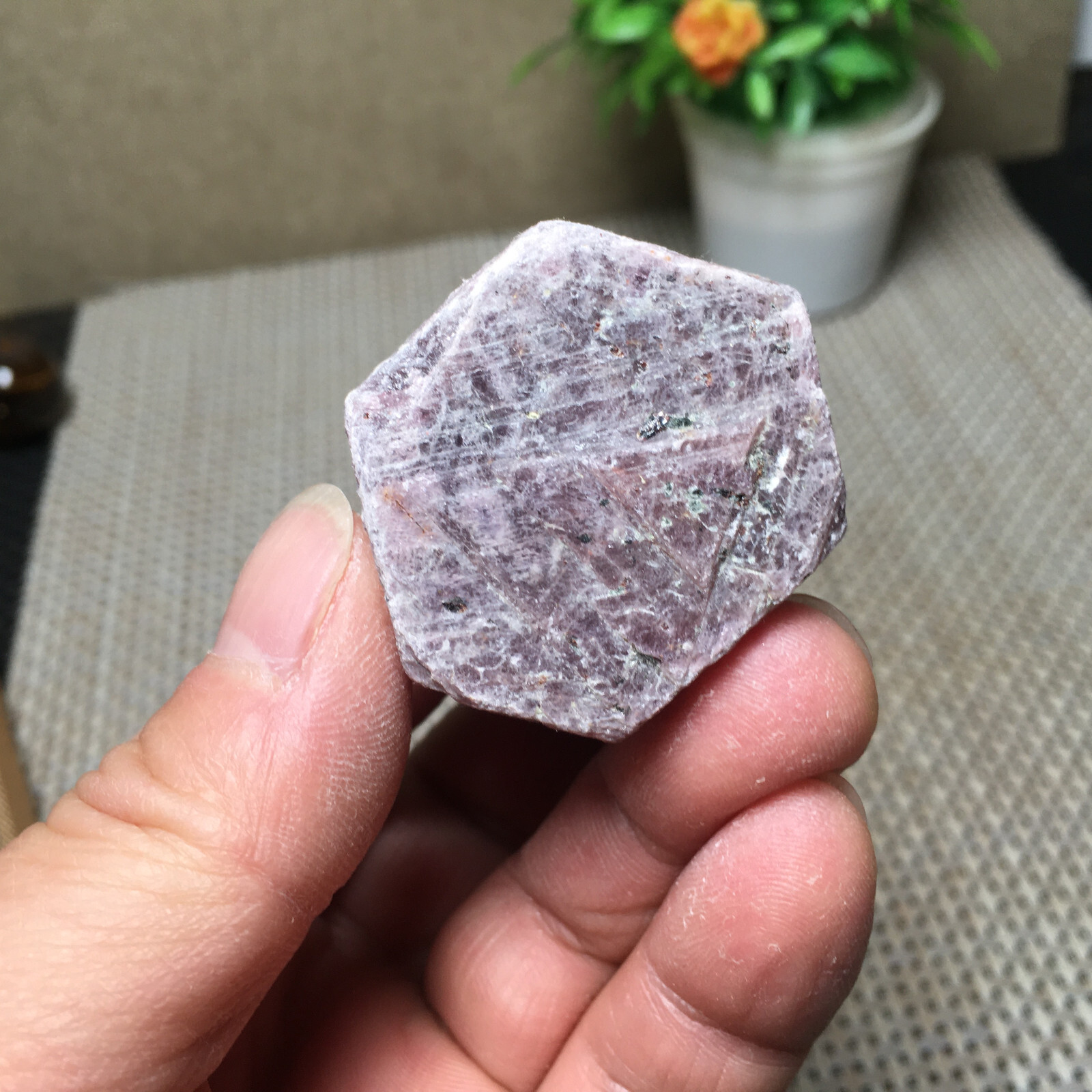 133g Natural Red Corundum Ruby Crystal Rough Mineral Specimen B1896