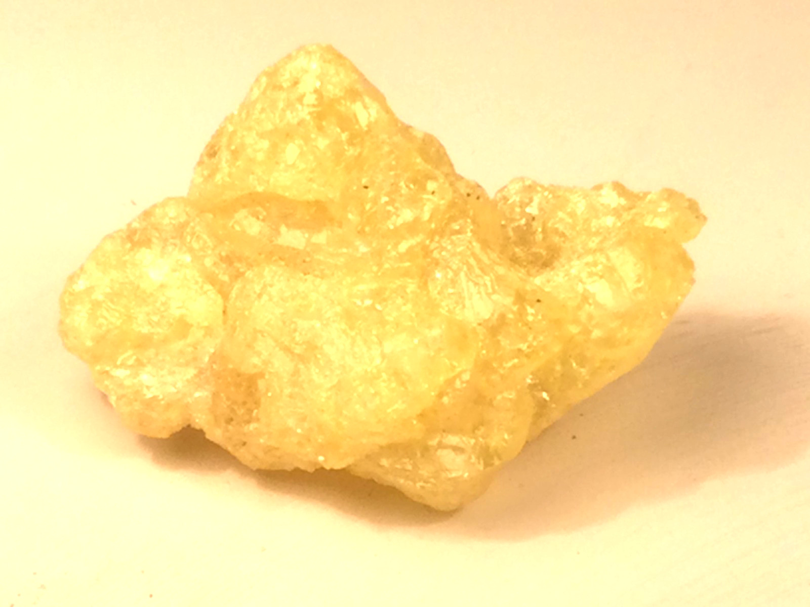 Yellow Sulphur Crystal Specimen.41x25x21mm.11grams.Bolivia