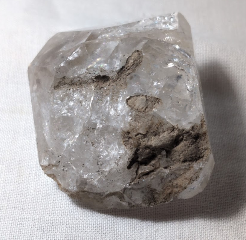 Medium Herkimer Diamond Quartz Crystal Point 3.5″ 15 oz Fonda NY