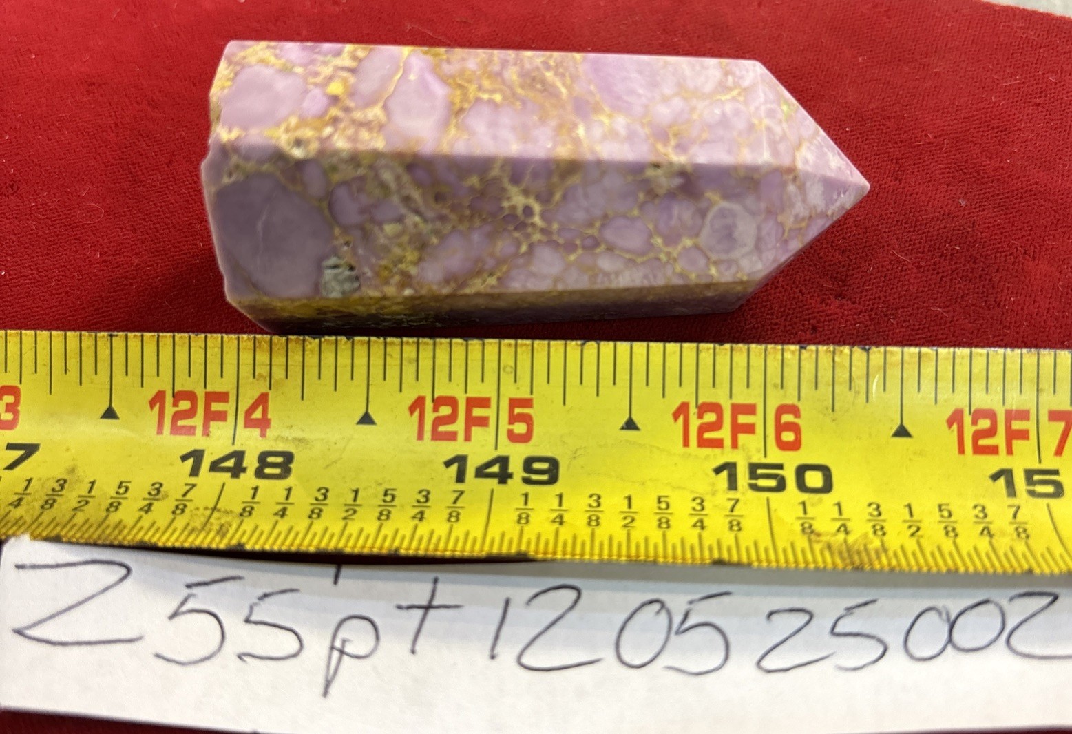 Rare Phosphosiderite Tower 58 Grams 2.5”Natural Crystal Stone Purple Mica Lilac
