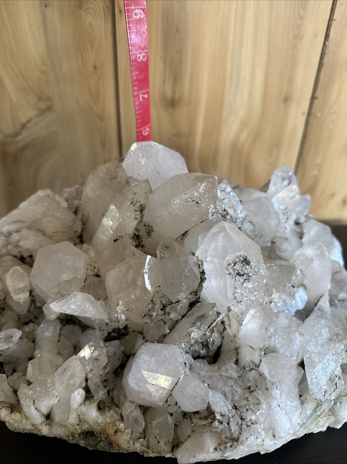 XL Clear Crystal Quartz Specimen, Multiple Points, 16+ Pounds!