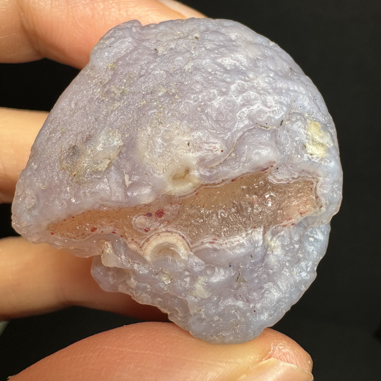 3.4cm/29g Raw Alxa Gobi Candy Agate, Inner Mongolia-5336