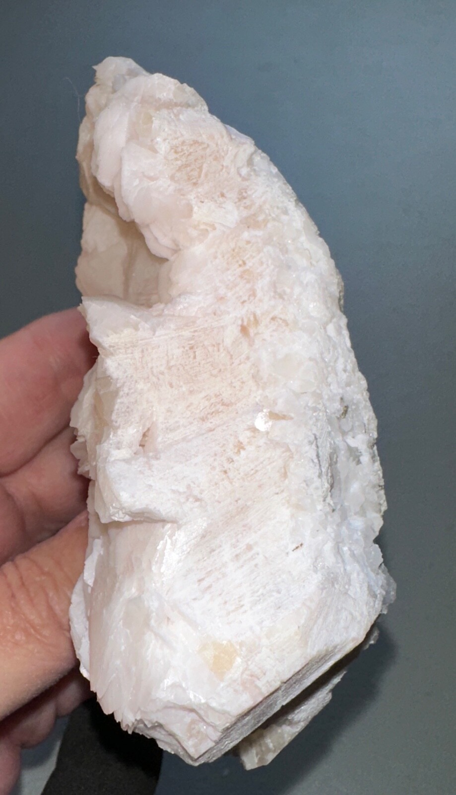 Rose Petal Calcite Specimen,Metaphysical,UV,Quartz Crystal Gift,Unique,Decor