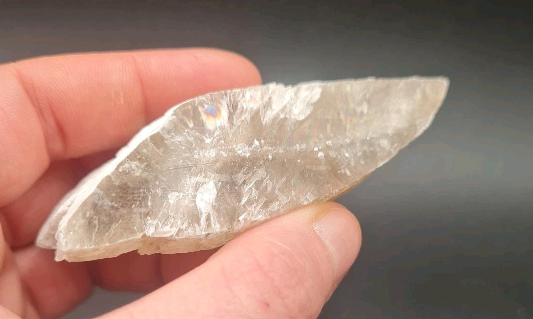 Nepal Golden Selenite Specimen, Fluorescent, 76g