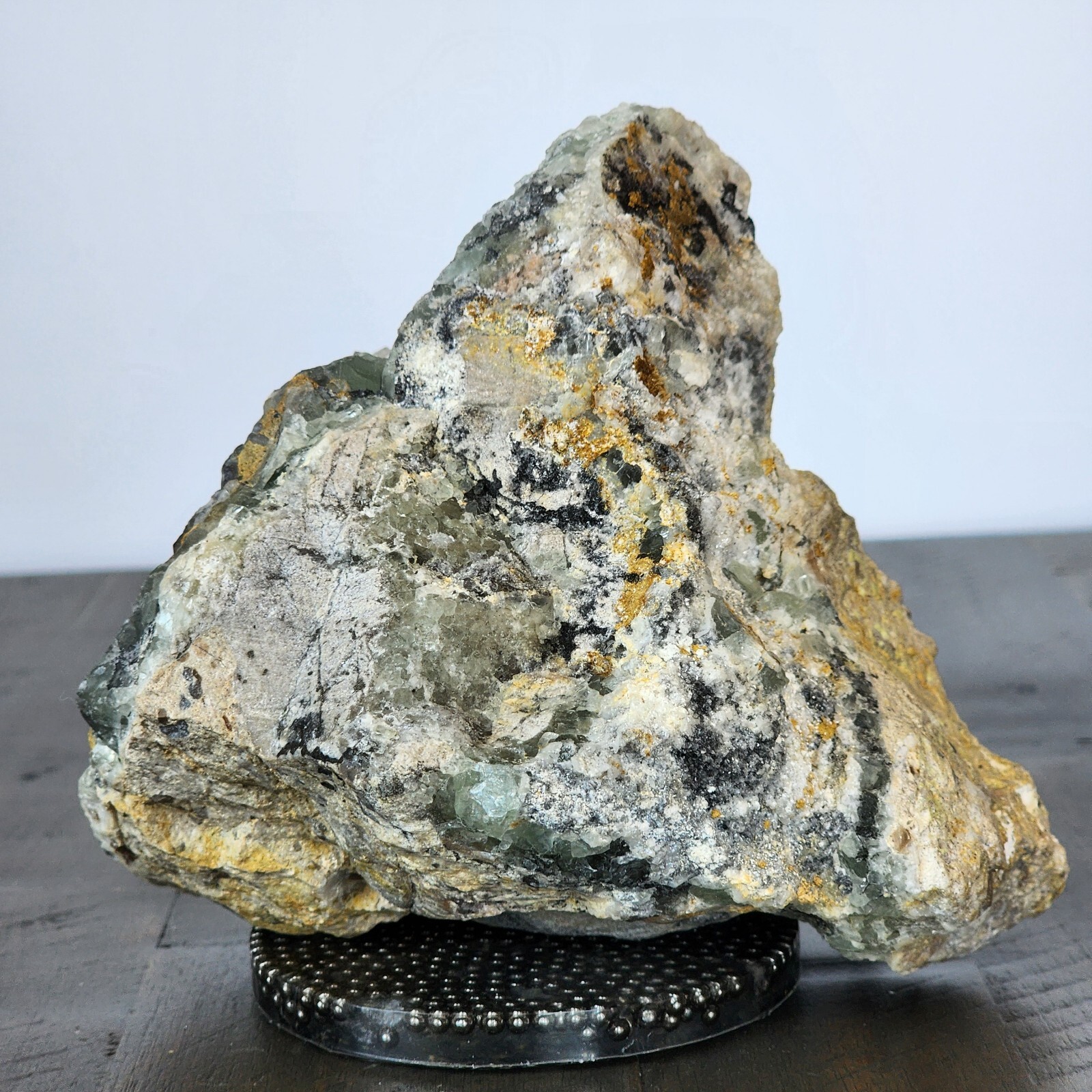 3 lb 5.9 oz Fluorite Crystal Cluster 5.5″