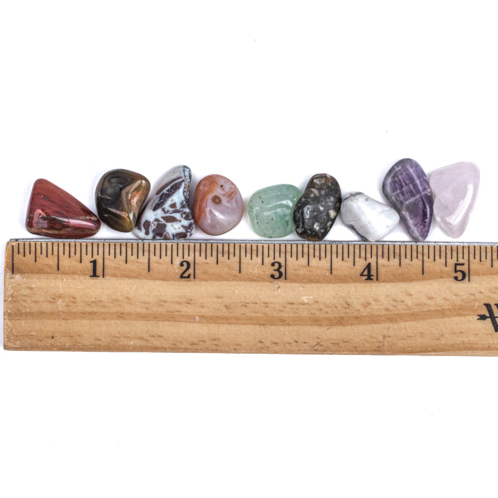 1/2 lb Small Tumbled South Africa Assorted Mix Gemstone Crystals Bulk Gems Rocks