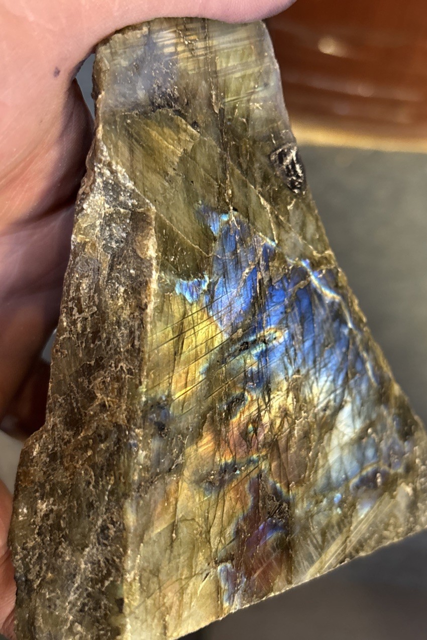 Labradorite Polished Face Madagascar 735 grams