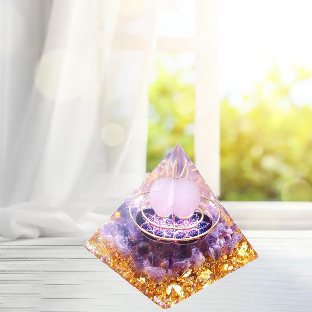 6cm Pyramid Energy Generator Meditation Yoga Balancing Positive Energy