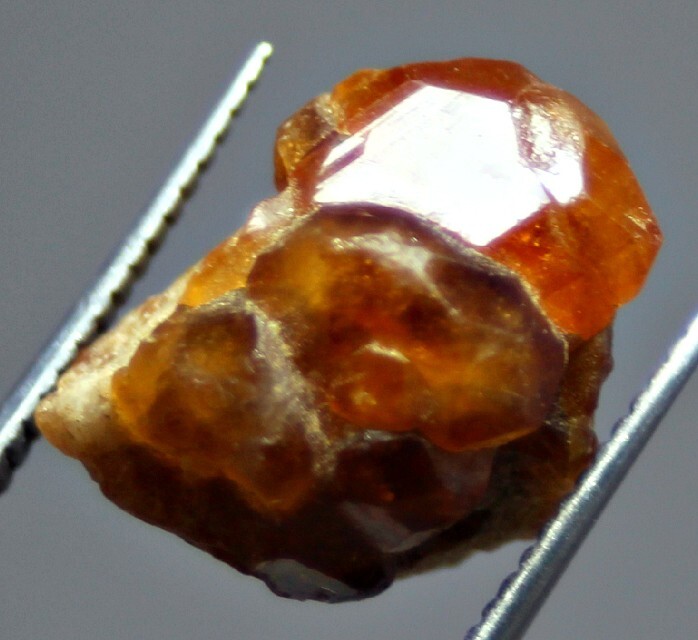 15.0 CT Red Spessartine Garnet Crystals Bunch Mini Specimen, Badakhshan Afghan