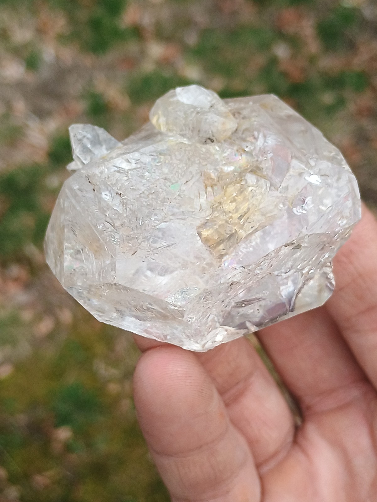 🔥 4.6oz Elestial Herkimer 💎 Cluster From NY ❤️ ⚒️