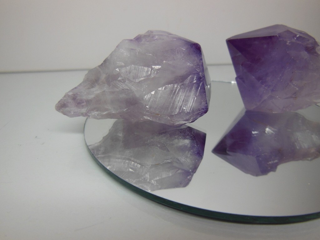 Large Amethyst Points / 2 inch / 4.4 ounces total / The two shown / Details