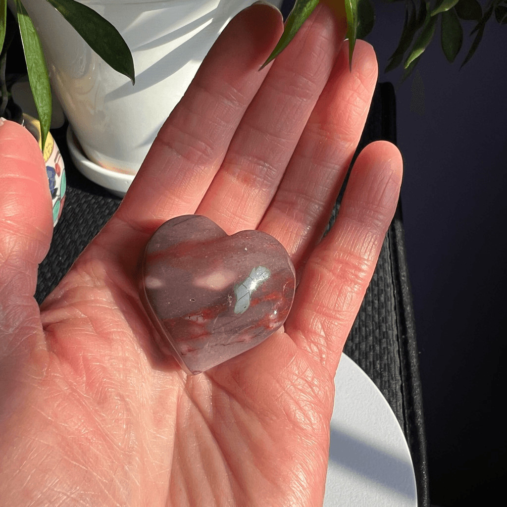 Mookaite Jasper Crystal Heart