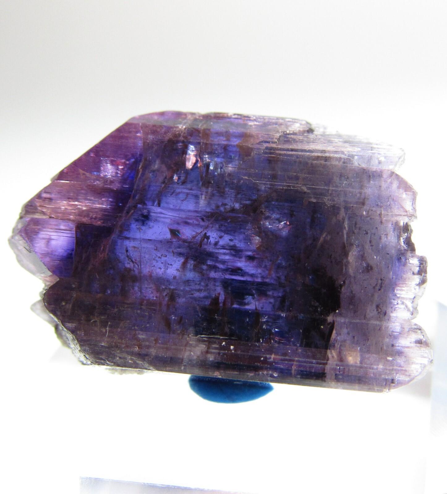 ULTIMATE INTENSE NEON PURPLE UNHEATED GEM TANZANITE DT CRYSTAL!!! TANZANIA