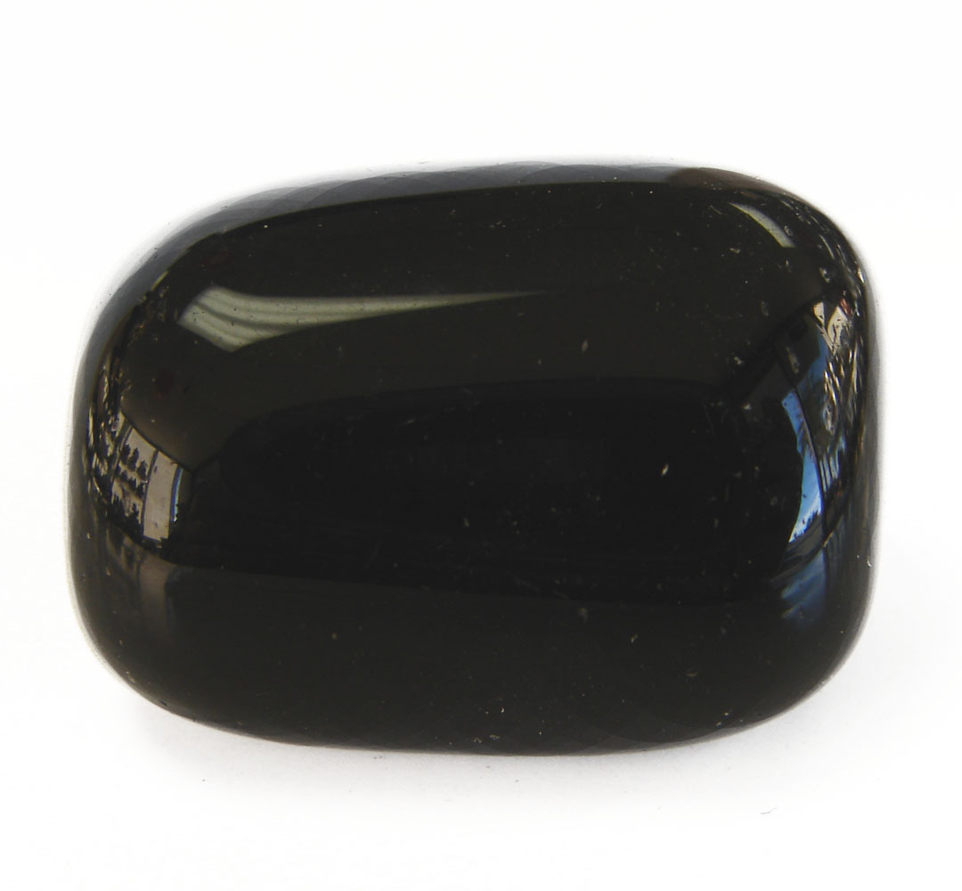 Grade A Big Size Thick Black Obsidian Tumbled Polished Natural Stone