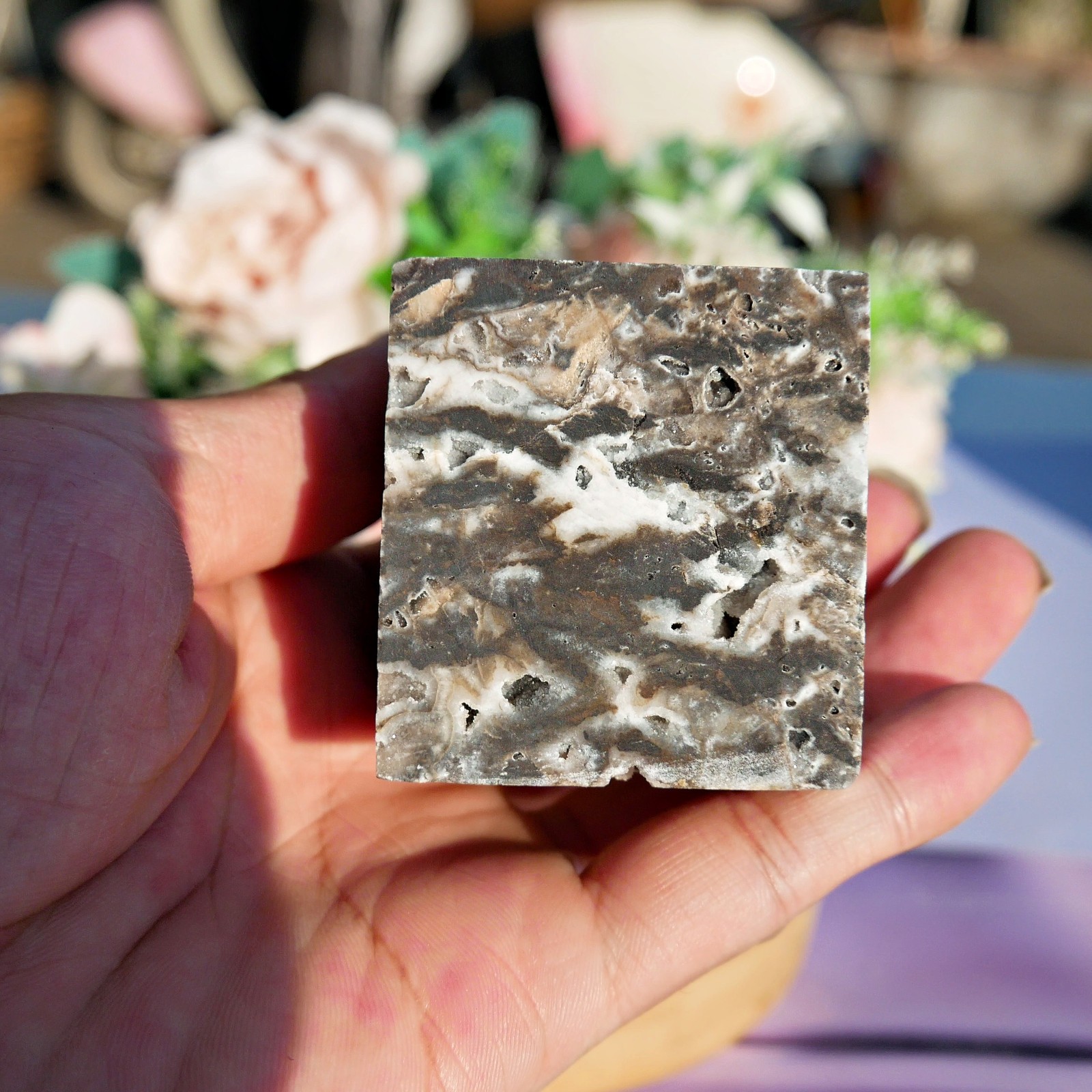 3PCS Sphalerite Geode Cube 2″Natural Crystal Mineral Specimen Set Collector Gift