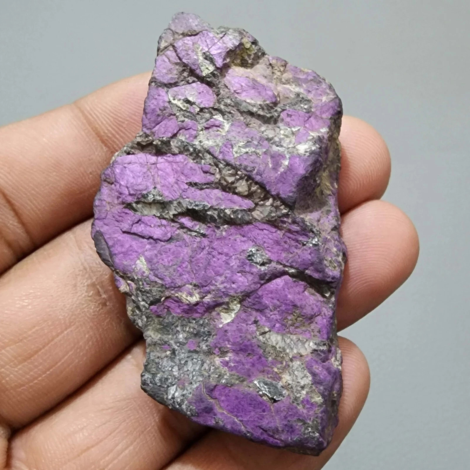 100% Natural Excellent Purple Purpurite Raw 191 Crt Purpurite Rough Gemstone