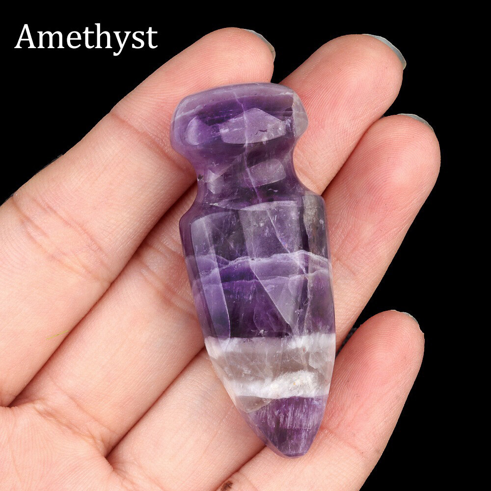5cm Mini Chakra Natural Dagger Crystal Hand Carved Knife Quartz Polished Healing