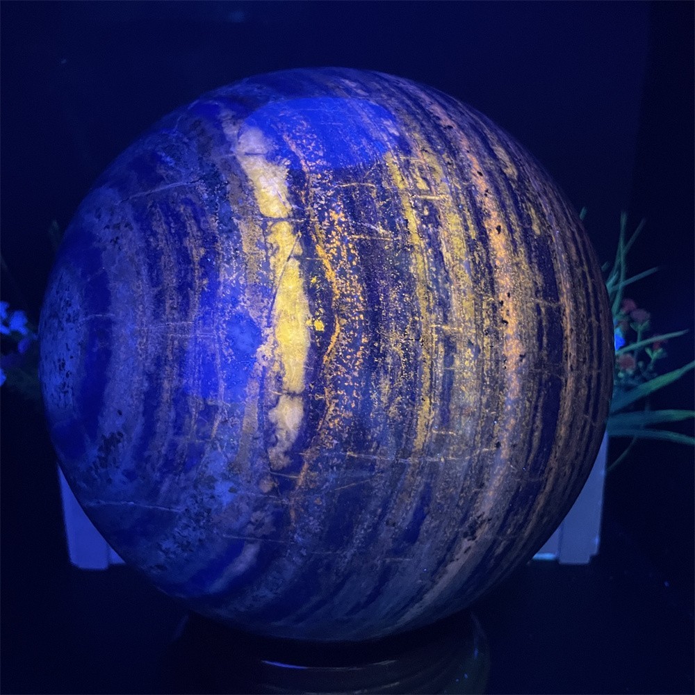 27.5LB 7.3″ Large Lapis Lazuil Sphere Ball Quartz Crystal Healing Reiki Energy