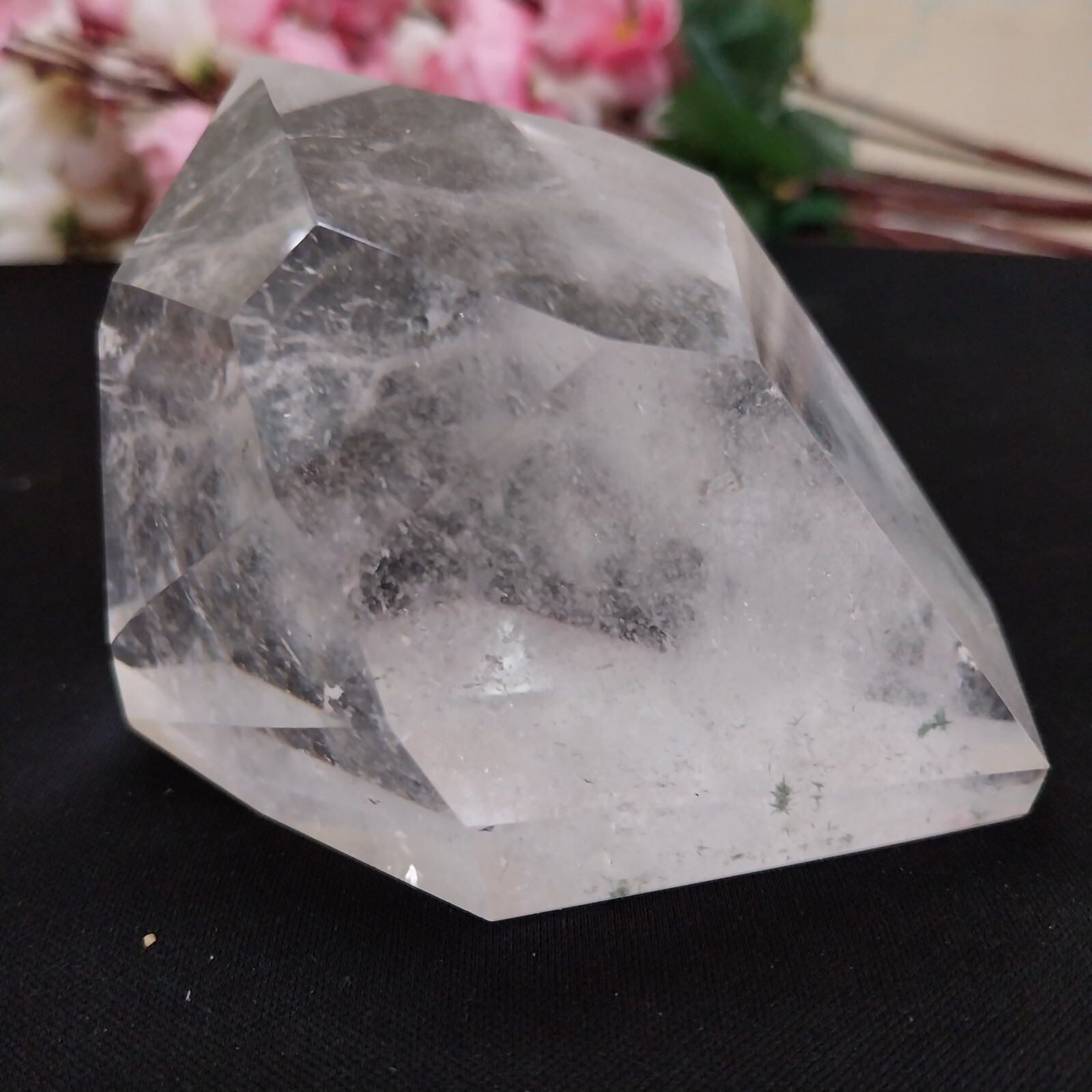 Extraordinary Satyaloka Crystal Rainbow Quartz 482 Gram