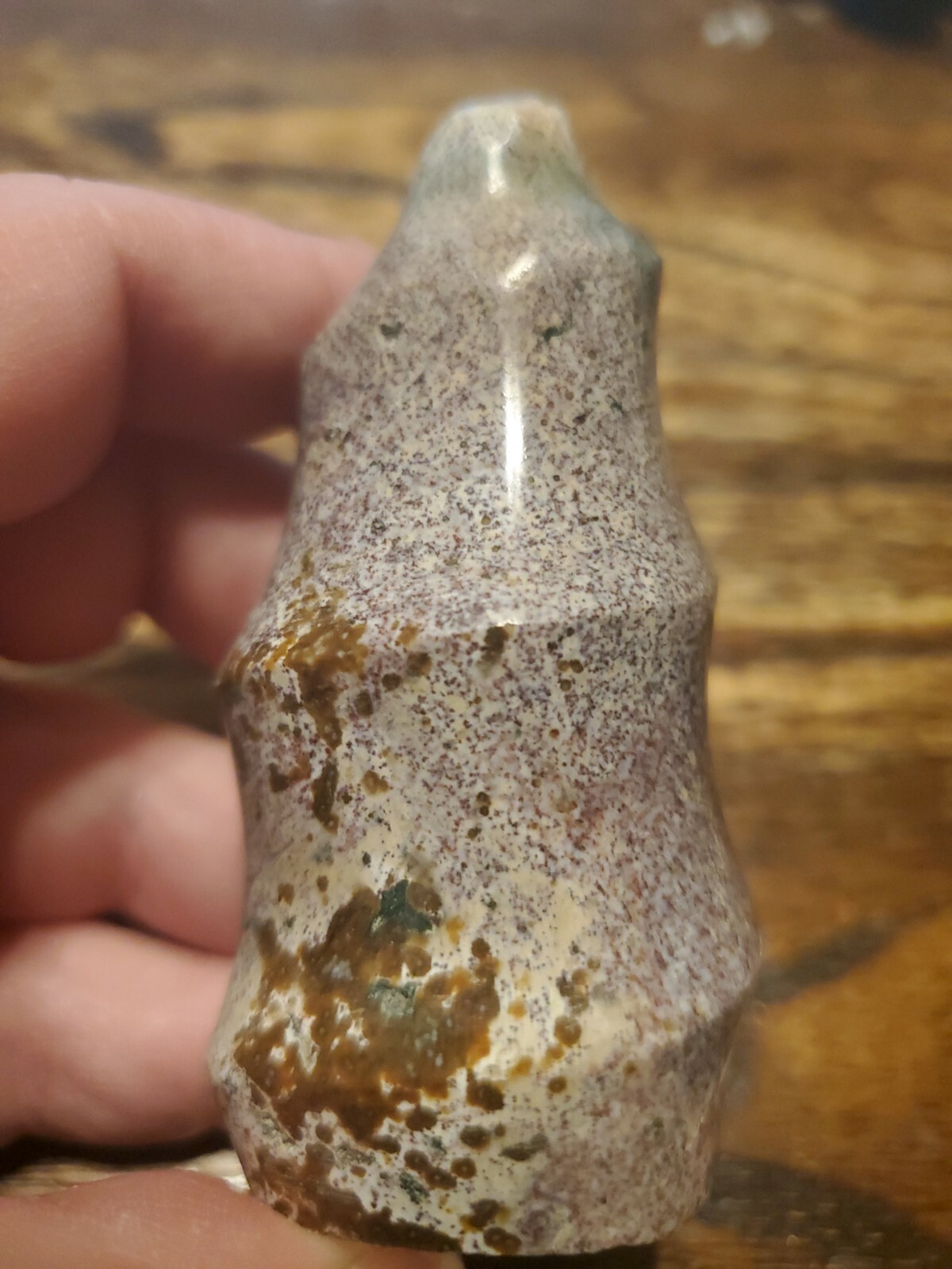 Ocean Jasper Crystal Flame 3.03in, 119g