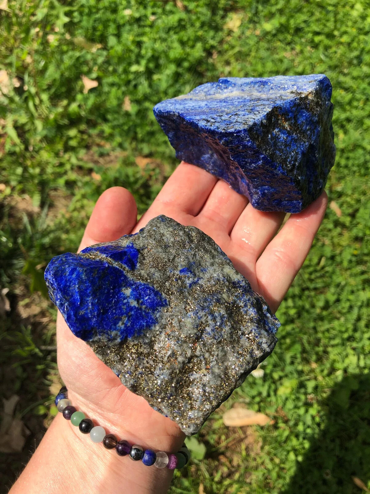 Natural Lapis Lazuli Raw Stone Crystal Mineral Specimen Healing Energy Gifts